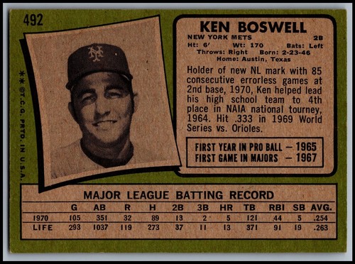 1971 Topps Baseball Cards 264-523 - You Pick - aaalvins - Picture 215 of 249