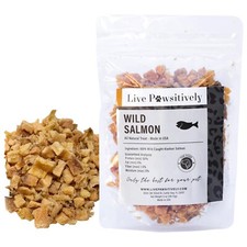 Freeze Dried Salmon, Single ingredient treat for dogs  Cats, made in USA 3.5oz