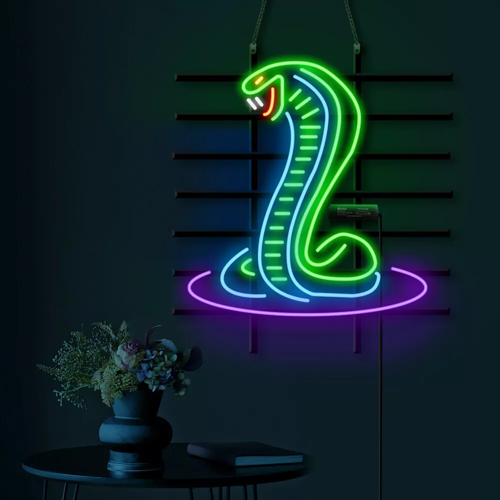 Snake sale neon light