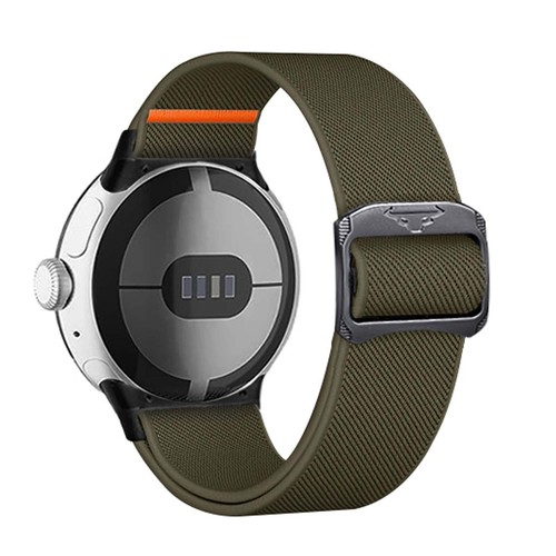 For Google Pixel Watch 3 2 1 41mm/45mm Elastic Nylon Bullhead Buckle Band Strap - Picture 15 of 37