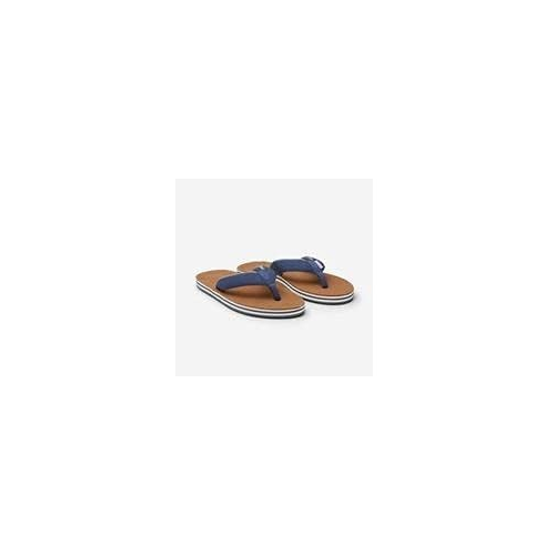 Mari Hari 1005-302-8 Scouts Men's Premium Leather Flip Flops Sandals Indigo/Grey - Foto 5 di 6