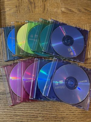 新品】SONY CD-R 650MB 記録メディア 10枚×10セット