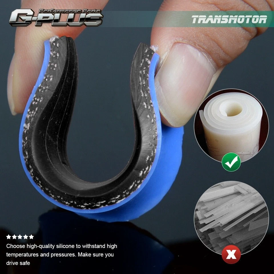 SILICONE RADIATOR HOSE KIT FIT FOR 1994-2001 ACURA INTEGRA DB6-DC2 DC BLACK - Image 4 of 4