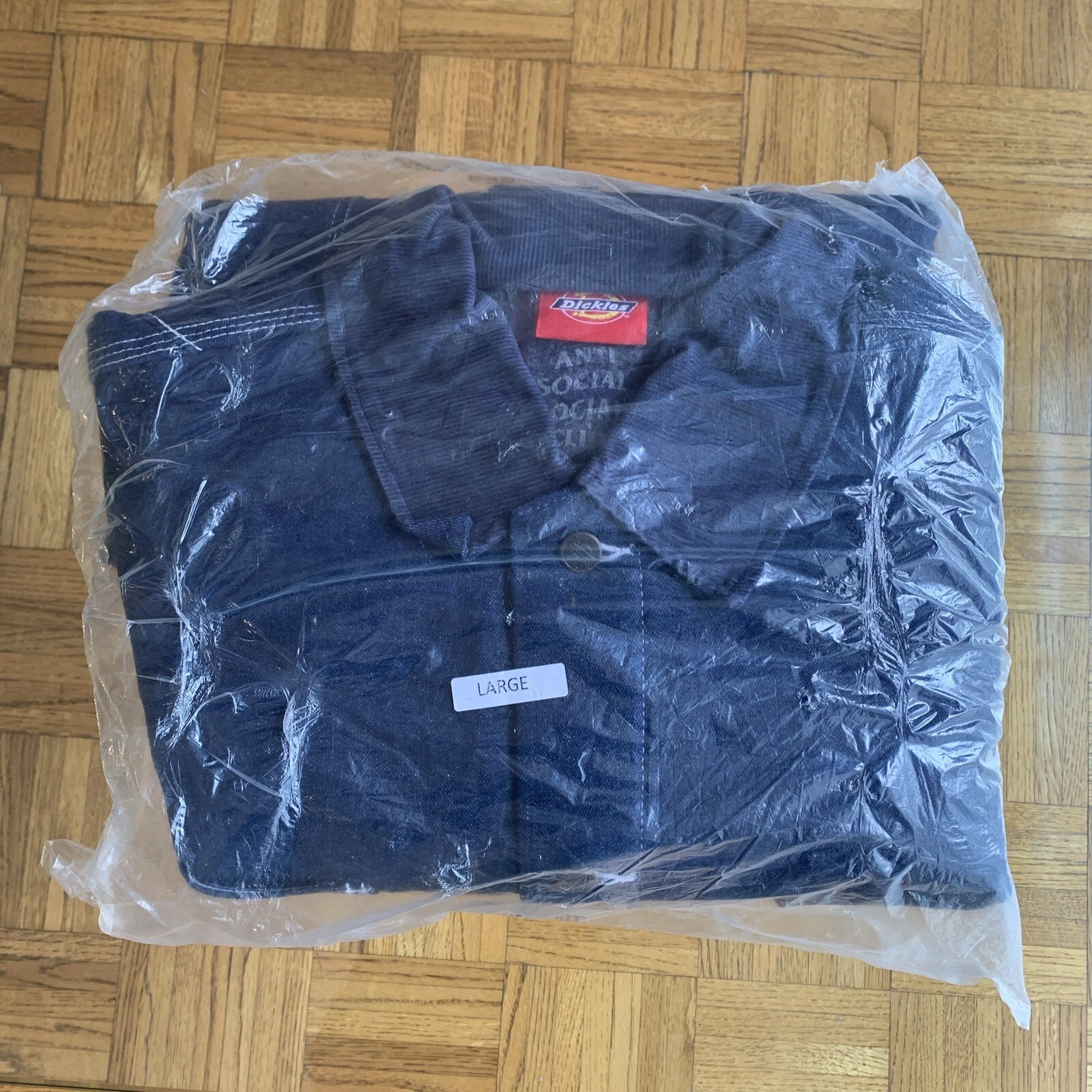 ANTI SOCIAL SOCIAL CLUB Giacca denim imbottita Dickies x anti social club da lavoro nuova in borsa taglia large