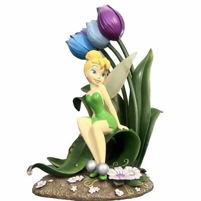 Disney Store Fairies Tinkerbell Home And Garden Figurine 17 Inch Tulip