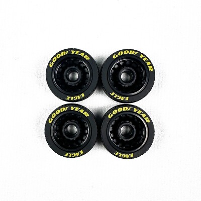 Custom 4 pcs MOC printing tires(18977, rims included) for Lego Speed cars, V8-Y