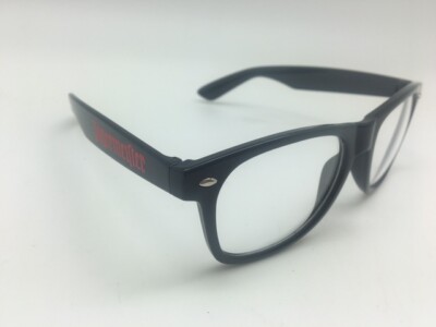  Jägermeister Sonnenbrille Nerdbrille mit durchsichtigen Gläsern 
