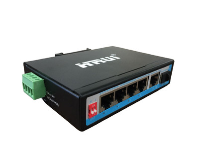 Industri1al 1000M 4 Gigabit Port PoE Switch w/1 Uplink Output 120W IEEE803.af/at
