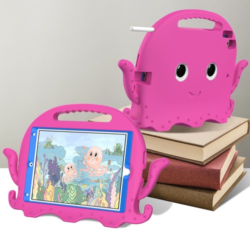 For iPad 6th/5th Gen/Air 2/Pro 9.7 Kids Handle Case Screen Cover Shoulder Strap - 第 54/64 張圖片