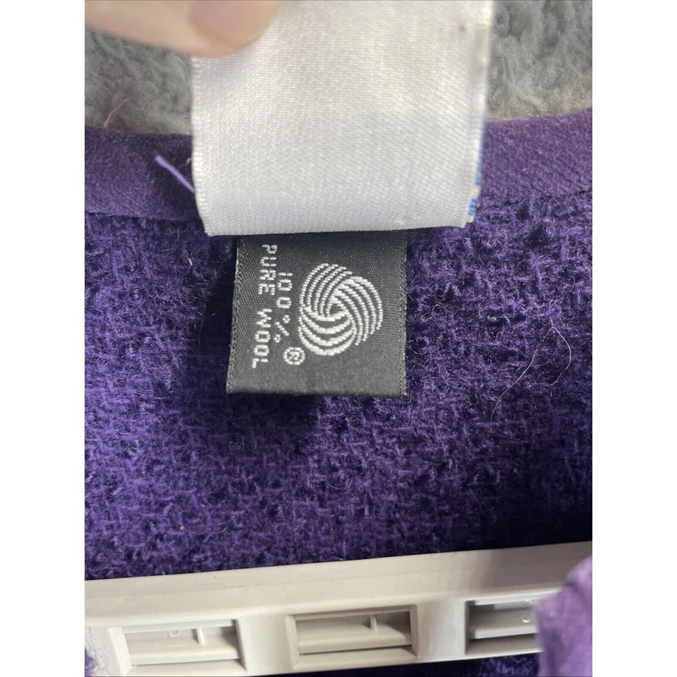 Samii Gay Ellis Wool Jacket Women Large Paisley Velvet Accent Vermont Boho RARE - Image 4 of 4