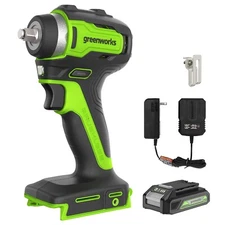 Greenworks 24V 3/8" 200Nm Impact Wrench IWG406, 2Ah Battery & Charger Included