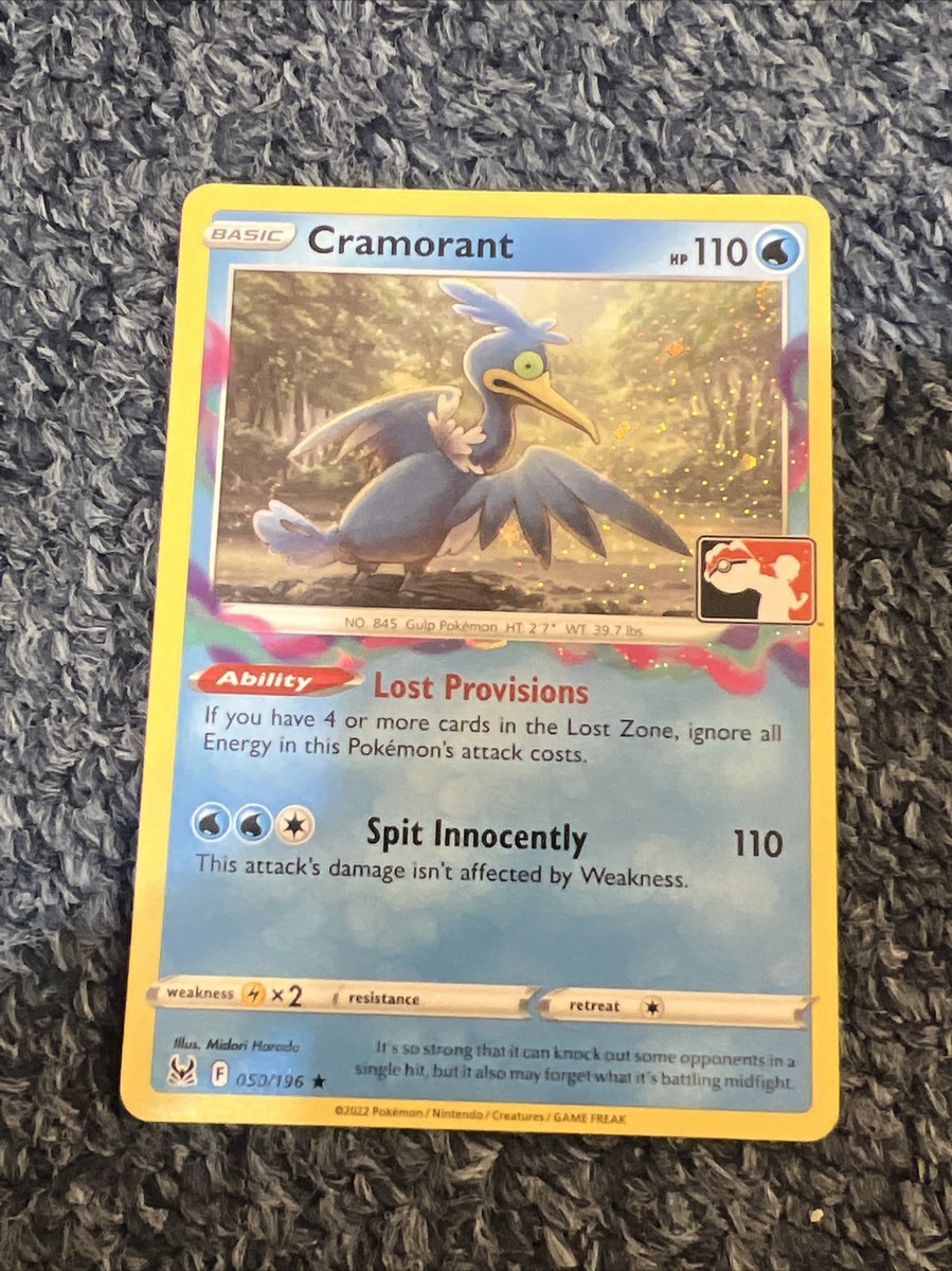 Star Holo Cramorant Pokemon Prize Pack Series 3 Promo Pokemon Card NM/LP