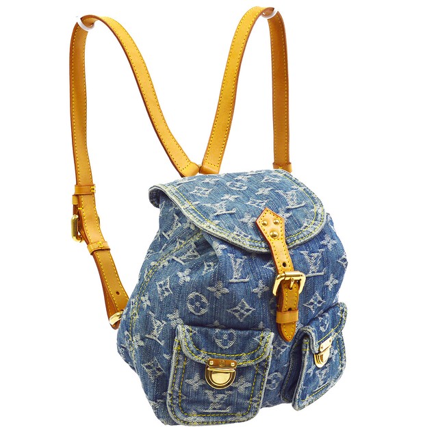 louis vuitton denim backpack