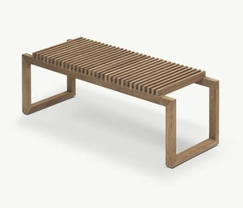 Teak Hocker & Barhocker im Skandinavischen Stil