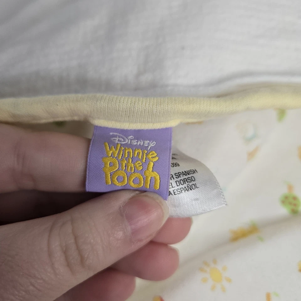 Manta bebé Winnie The Pooh F Is For Friends algodón doble cara OS Lovey de colección Foto 4 de 4