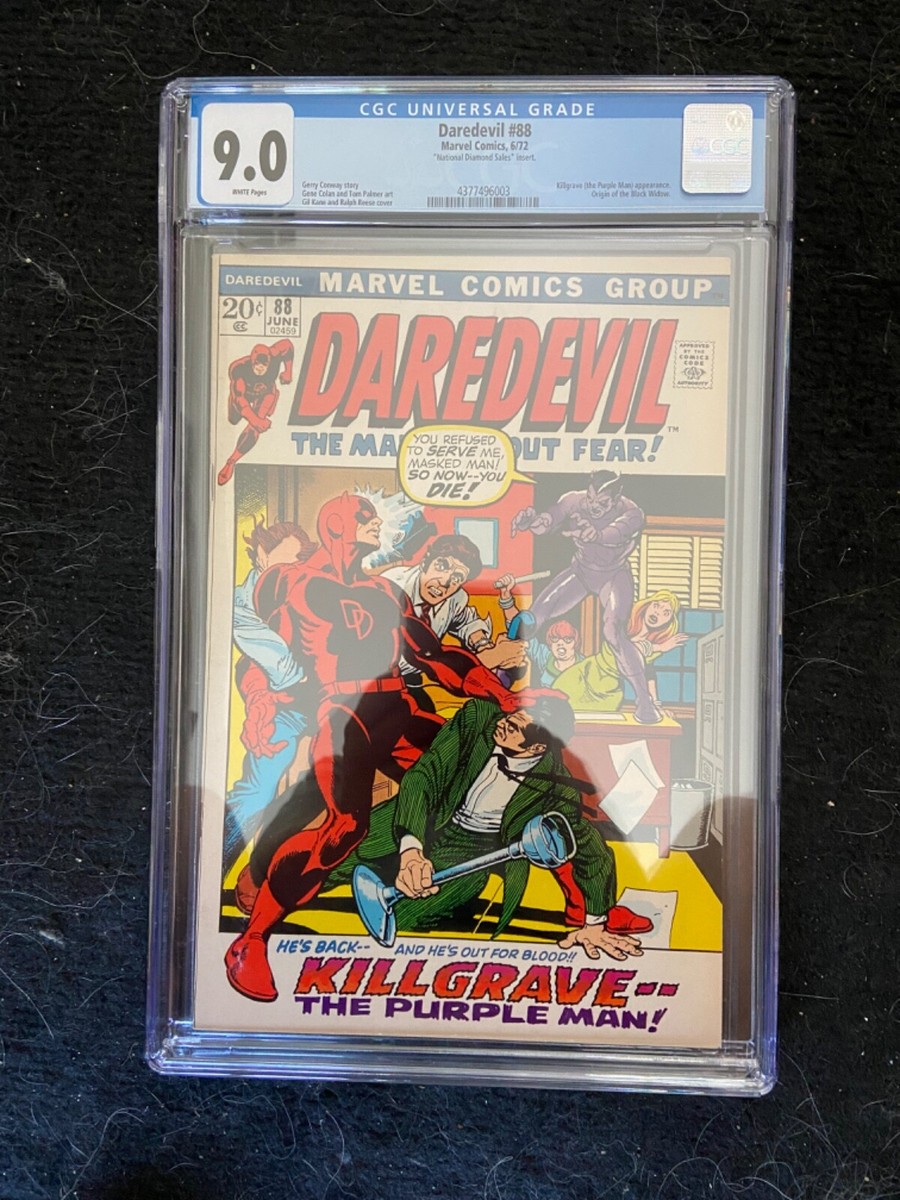 Daredevil #88, CGC VF/NM 9.0, National Diamond Insert; Purple Man