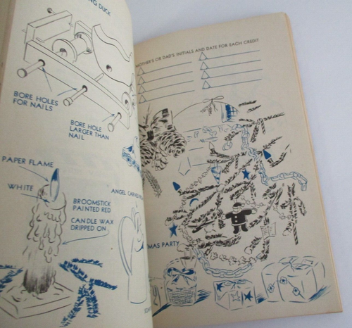1948 BEAR CUB SCOUT BOOK, Illustrated - Picture 6 of 8