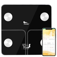 KöRperwaage Personenwaage KöRperfettwaage KöRperanalysewaage Bluetooth Bis 180Kg