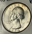 1954 Washington Quarter Gem BU  - 90% Silver