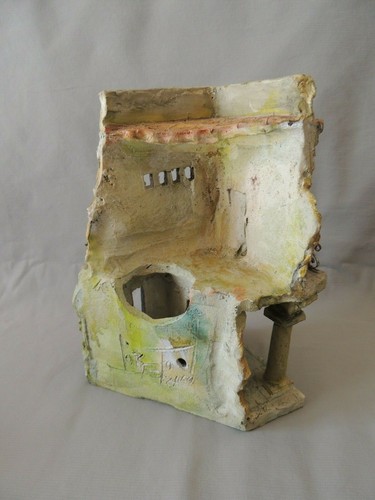 Collectible ceramic decorative old Greek mansion hand made lore Tozaal - Picture 5 of 12