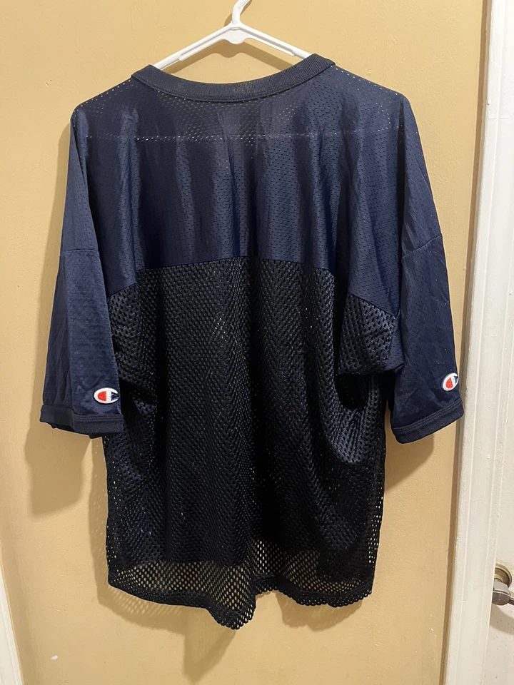 VINTAGE CHAMPION MESH NOTRE DAME IRISH FOOTBALL JERSEY - SIZE 48 - Image 2 of 4