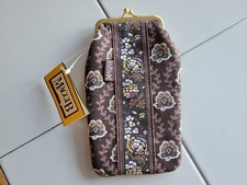 MAGGI B by Ganz Framed Padded Eyeglass Case Espresso  NWT