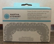 Martha Stewart Crafts Frame Border Punch Cartridge Flourish Scroll In Box