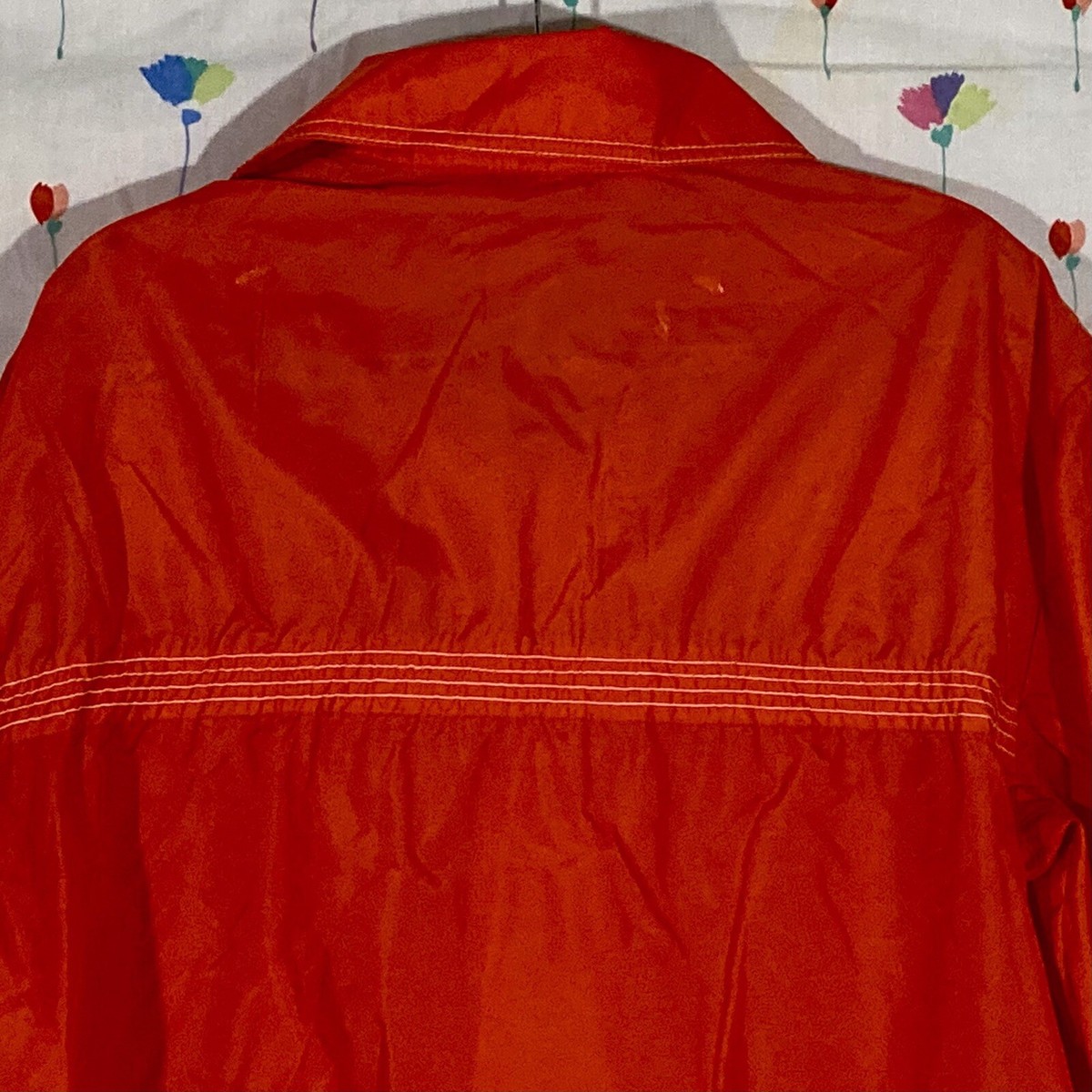 White Stag Full Zip Windbreaker Jacket Orange 90s Men's