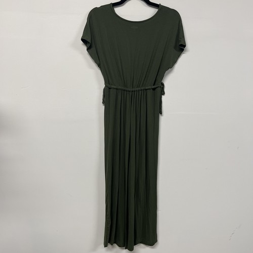 Old Navy Maternity Jumpsuit Womens Size S Green Short Sleeve Empyre Waist V Neck - Picture 4 of 15