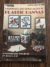 Leisure Arts Cardinals  Chickadees in Plastic Canvas Pattern Leaflet 360