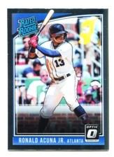 2018 Donruss Optic Ronald Acuna Rookie Card #63, Atlanta Braves