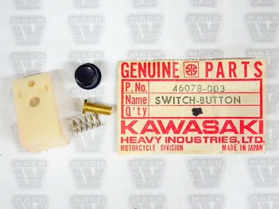 ざわざわ！② Kawasaki NOS NEW 46078-003 Left Switch Buttom Assy W2 S1 A1 A7 C2