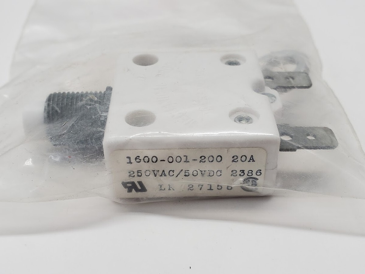 New Landau Marine 1600-001-200 20A 250VAC / 50VDC Push Button