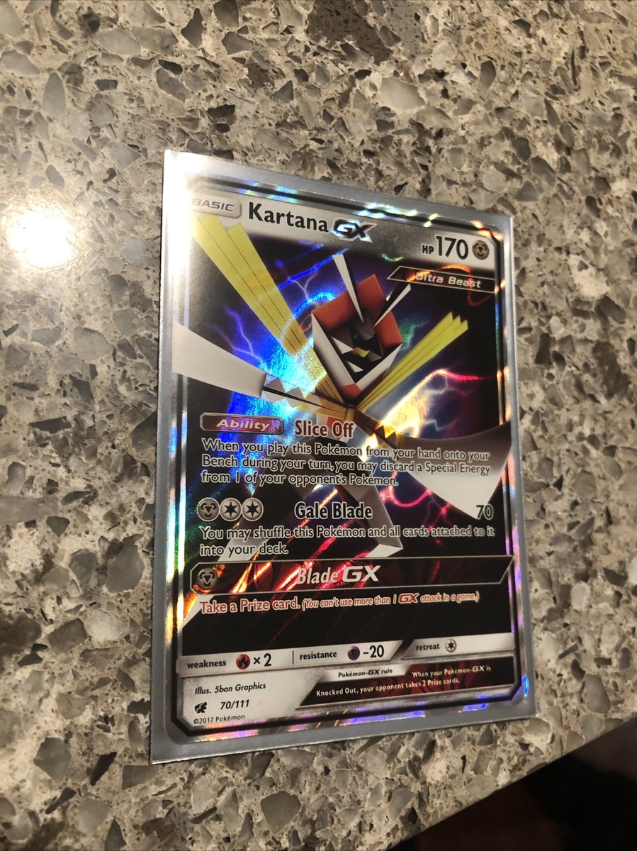 kartana pokemon card price - GX - 106/111 Metal Blade POKEMON CARD: Kartana GX