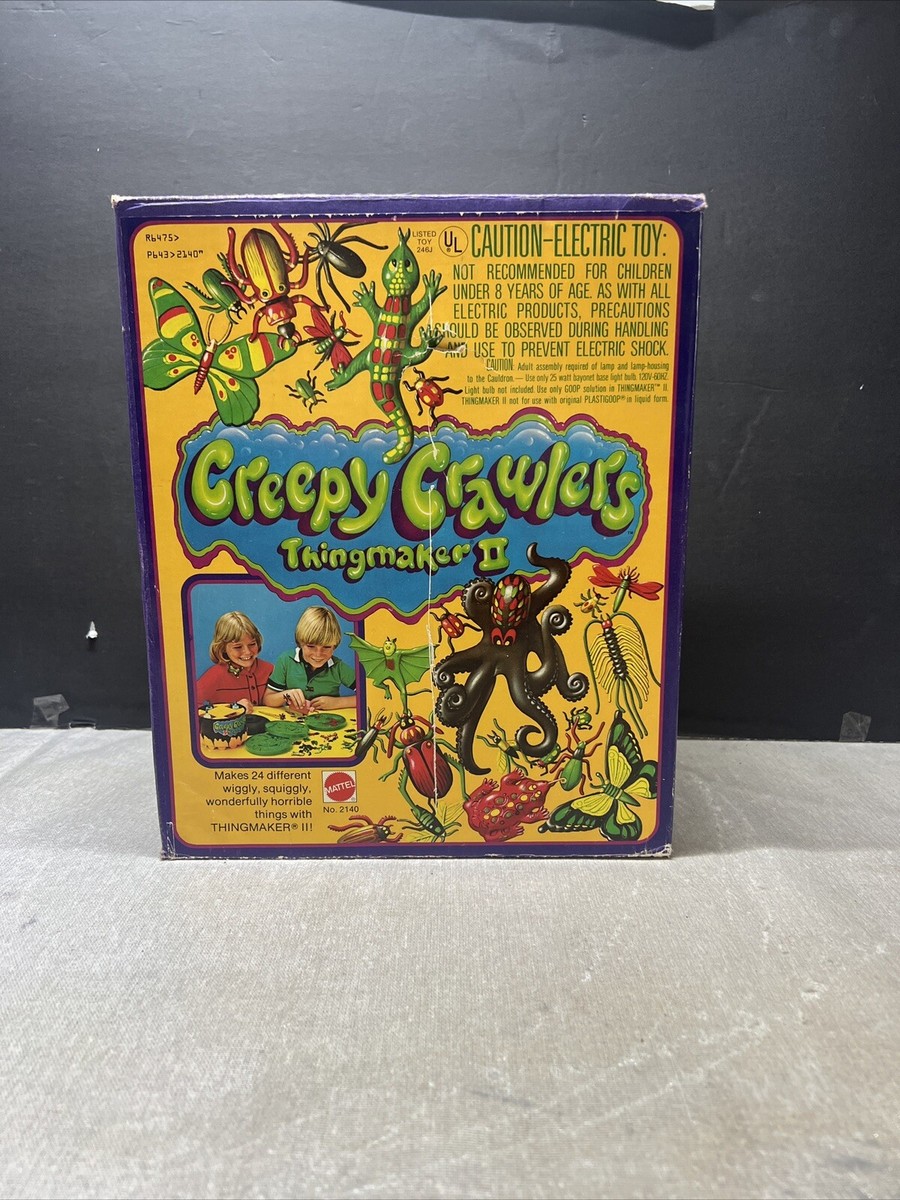 Vintage Creepy Crawlers Thingmaker II with Box Mattel 1978