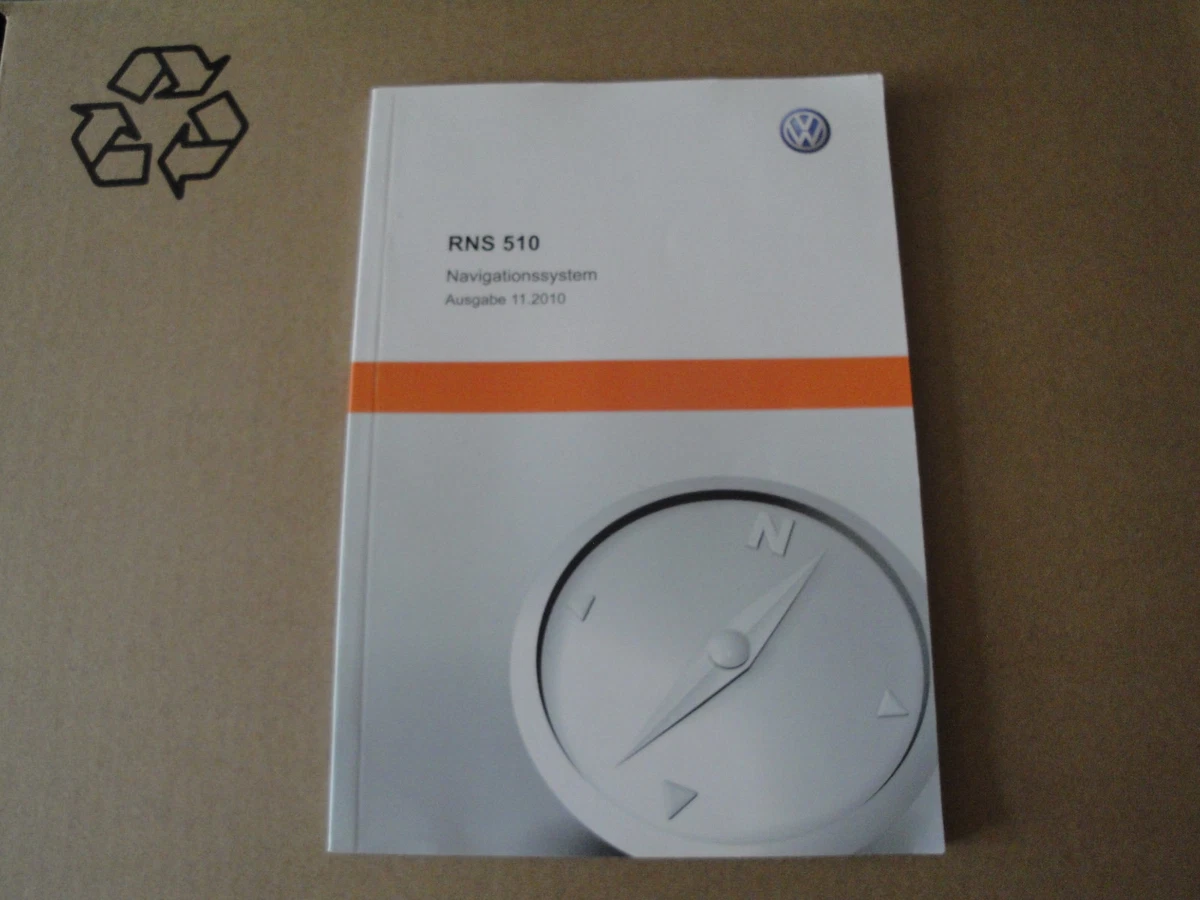 VW Rns 510 GPS Manual German Cc | EBay