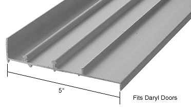 Aluminum OEM Replacement Patio Door Threshold for Daryl Doors - 5" Wide x 6' Lo - Picture 2 of 2