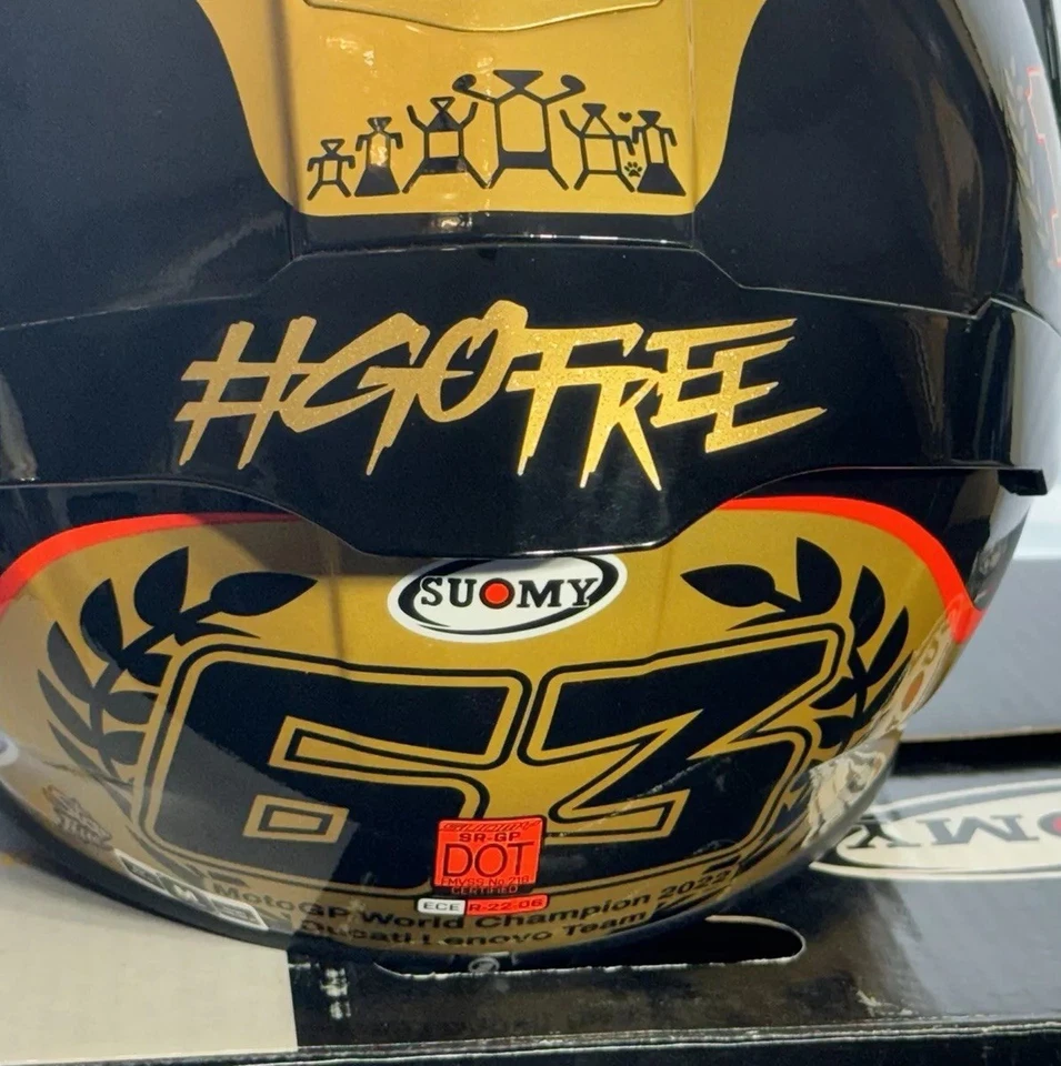 Casco réplica SUOMY SR GP “Francesco Bagnaia” 2022 edición limitada Foto 4 de 4