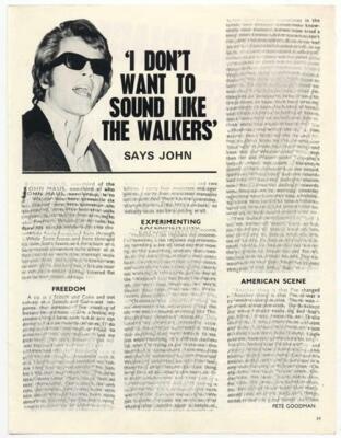 Walker Brothers John Maus I Don't Want To Sound Like Beat Instrumental Clipping