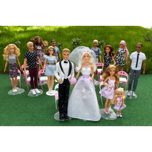 Barbie and ken sales bride and groom set
