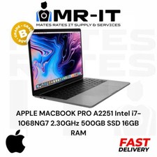 APPLE MACBOOK PRO A2251 13" Intel i7-1068NG7 2.30GHz 500GB SSD 16GB RAM B Grade product image