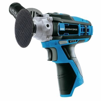 DRAPER AUTO POLIERER 10,8V MINI AKKU SCHLEIFER POLIERMASCHINE PUFFER 02330