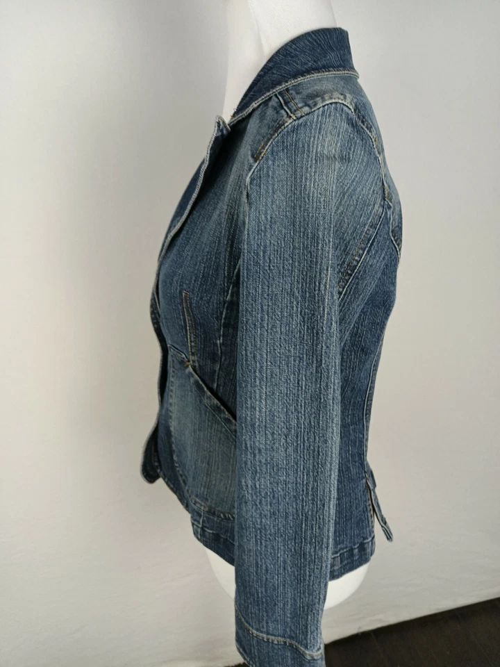 Chaqueta Jean Star Wms S Med Wash Elastizada Denim S20 Foto 4 de 4