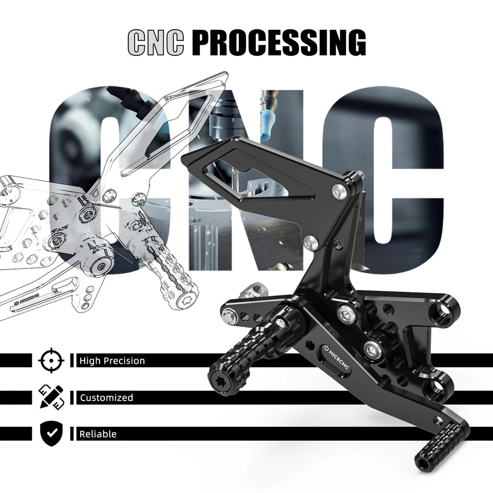 Für Suzuki SV1000/S 03-2007 SV650A 03-10 CNC Fußrastenanlage Fußstütze Rearsets - Bild 3 von 4