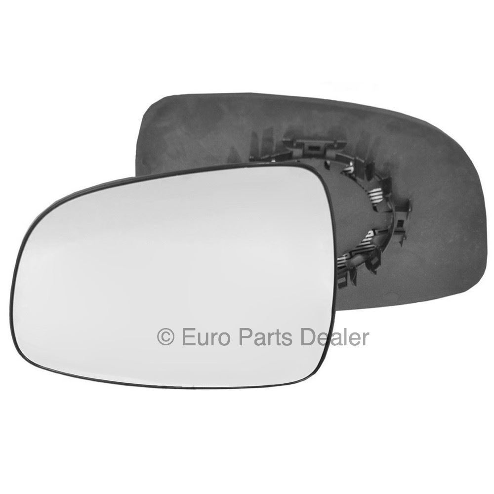Passenger side Clip Heated Convex wing mirror glass for Suzuki SX4 06-14