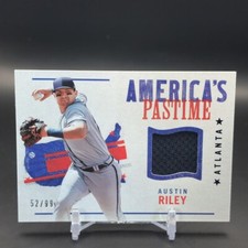 2022 Panini Chronicles - America's Pastime Swatches #APS-AR Austin Riley /99