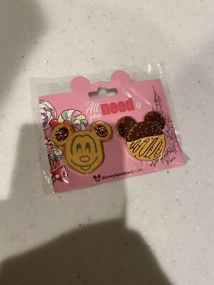 Disney Paris 2 Pin set DLP - Mickey Mouse Treats Cookie & Waffle