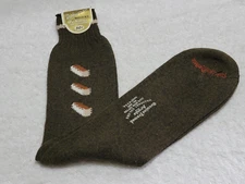 NEW VINTAGE RICHMAN BROTHERS ARGYLE MENS SOCKS BROWN 100% COTTON ROCKABILLY 13