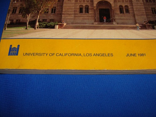 Vintage UCLA Undergraduate Catalog 1981-82 Volume 21, Number 7 - June 5, 1981 - Imagen 11 de 24