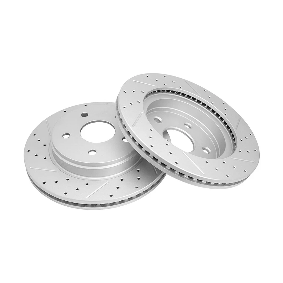 Rotores de disco de freno delanteros y traseros para Ram 1500 Classic Chrysler Aspen 2011-2018 Foto 3 de 4